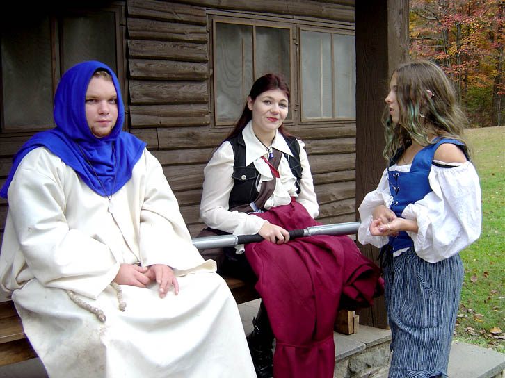 Fr. Llewelyn, Lilliana and Stranger