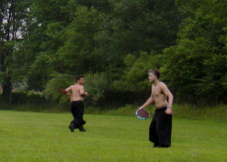 Ethan Throwing a Discus