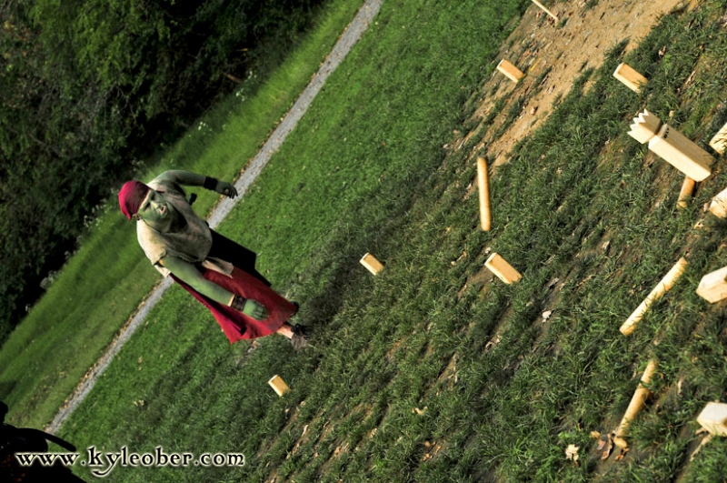 Kubb, a.k.a. Viking Pong