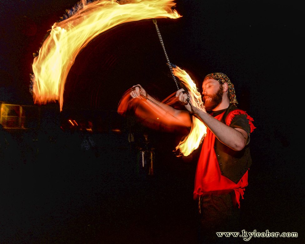 Fire SPinning 3