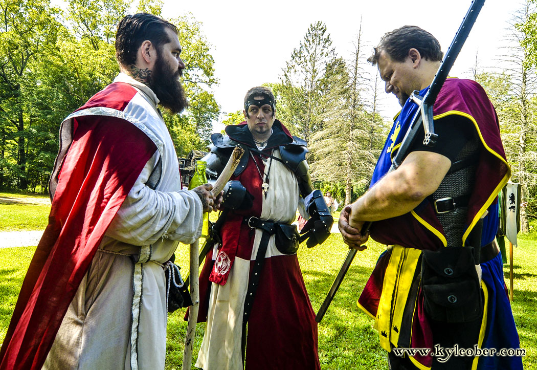 Sir Archangel, Lord Blackthorne, and Sir Reginald