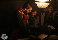 Dennis, Tari, and Meander at the Scholar's Table